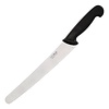 Hygiplas Bread Knife 255 mm, Black Nylon with Serrated Blade