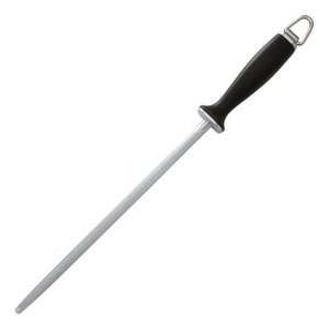 Wusthof Carbon Steel Precision Cut Sharpening 320 mm with Black Handle Wusthof Carbon Steel Precision Cut Sharpening 320 mm with Black Handle
