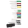 Hygiplas 15 Piece Knife Set with Wallet Multicolour Multicolour