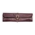 One Buckle Leather Knife Bag Brown 8 Slots