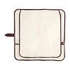 One Buckle Leather Knife Bag Brown 8 Slots
