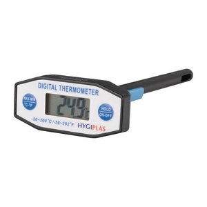 Hygiplas Digital Food Thermometer, -50°C to 150°C, Black Hygiplas Digital Food Thermometer, -50°C to 150°C, Black