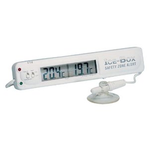 Hygiplas Digital Fridge Freezer Thermometer, -50°C to 70°C White with Alarm Hygiplas Digital Fridge Freezer Thermometer, -50°C to 70°C White with Alarm