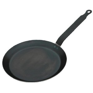 de BUYER Black Iron Blue Steel Crepe Pan Ø200 mm de BUYER Black Iron Blue Steel Crepe Pan Ø200 mm