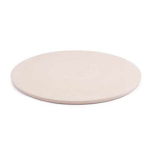 XXLselect Round Pizza Stone with Metal Serving Rack XXLselect Round Pizza Stone with Metal Serving Rack