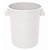 Vogue Polypropylene Round Container Bin White 38Ltr