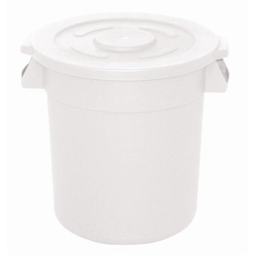 Vogue Polypropylene Round Container Bin White 76Ltr Vogue Polypropylene Round Container Bin White 76Ltr