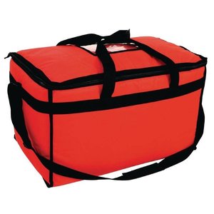 Vogue Poliester Thermal Bag 355 x 580 x 380mm, Red Vogue Poliester Thermal Bag 355 x 580 x 380mm, Red