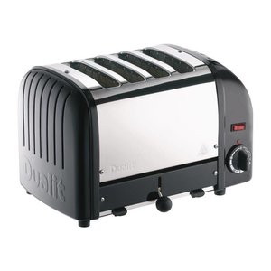 Dualit Toster 4 przegrody | czarny | 2200W | 36x21x(H)22cm Dualit Toster 4 przegrody | czarny | 2200W | 36x21x(H)22cm