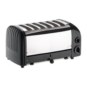 Dualit Toster 6 przegród | czarny | 3000W | 46x21x(H)22cm Dualit Toster 6 przegród | czarny | 3000W | 46x21x(H)22cm