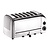 Dualit 6Slice Vario Toaster Stainless Steel 60144