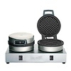 Dualit Double Waffle Maker for Round Waffles, 1,6 kW