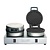 Dualit Double Waffle Maker for Round Waffles, 1,6 kW