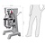 Buffalo Planetary Mixer 29 L, 1,5 kW, 3 Speeds