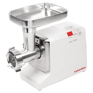 Caterlite Meat Grinder 113 kg/h 350W, with Sausage Stuffing Attachment Caterlite Meat Grinder 113 kg/h 350W, with Sausage Stuffing Attachment