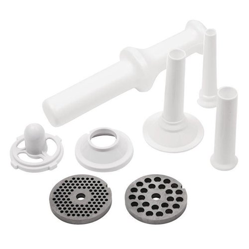 Caterlite Meat Grinder 113 kg/h 350W, with Sausage Stuffing Attachment Caterlite Meat Grinder 113 kg/h 350W, with Sausage Stuffing Attachment