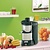 Santos Juice Extractor, 7,5 L, 100 L/h, 600W, Black