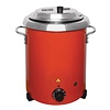 Buffalo Red Stainless Steel Soup Kettle with Handles 5,7 L, 0,3 kW