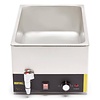 Buffalo Countertop Electric Bain Marie, 1-Chamber with Drain Tap, GN 1/1, 1,3 kW