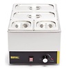 Buffalo Countertop Electric Bain Marie, 1-Chamber, 2 x GN 1/3 + 2 x GN 1/6, 1,3 kW