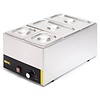 Buffalo Countertop Electric Bain Marie, 1-Chamber, 2 x GN 1/3 + 2 x GN 1/6, 1,3 kW