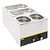 Buffalo Countertop Electric Bain Marie, 1-Chamber, 2 x GN 1/3 + 2 x GN 1/6, 1,3 kW