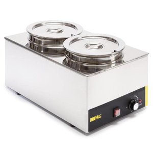 Buffalo Bemar Thermosystem | 2x 5,2L | 1300W | 340x565x(H)295mm Buffalo Bemar Thermosystem | 2x 5,2L | 1300W | 340x565x(H)295mm