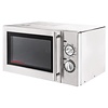 Caterlite Wyprzedaż - Kuchenka mikrofalowa półprzemysłowa z funkcją grilla 23 L, 1,4 kW, sterowanie manualne Caterlite Wyprzedaż - Kuchenka mikrofalowa półprzemysłowa z funkcją grilla 23 L, 1,4 kW, sterowanie manualne
