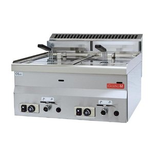 Gastro M 2-Tank Countertop Gas Fryer 2 x 8 L, 13,6 kW Gastro M 2-Tank Countertop Gas Fryer 2 x 8 L, 13,6 kW