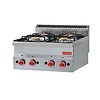 Gastro M Countertop Gas Cooker with 4 Burners, 12,2 kW