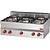 Gastro M Countertop Gas Cooker with 5 Burners, 15,5 kW
