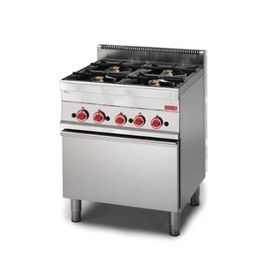 Gastro M Gas Cooker with 4 Burners and Gas Oven, 22,2 kW Gastro M Gas Cooker with 4 Burners and Gas Oven, 22,2 kW