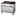 Gastro M Gas Cooker with 2 Burners and 1  Hot Plate, CupBoard and Gas Oven, 21,8 kW