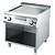 Gastro M Gas Griddle Smooth, Chromed, 11,4 kW on Half-Open Base