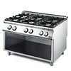 Gastro M Gas Cooker with 6 Burners with Open Base, 33,5 kW Gastro M Gas Cooker with 6 Burners with Open Base, 33,5 kW