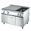 Gastro M Gas Cooker with 2 Burners and 1 Hot Plate, CupBoard and Gas Oven GN 2/1, 25,4 kW Gastro M Gas Cooker with 2 Burners and 1 Hot Plate, CupBoard and Gas Oven GN 2/1, 25,4 kW
