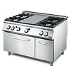 Gastro M Gas Cooker with 4 Burners and Cooking Hob, Gas Oven GN 2/1, 35,5 kW Gastro M Gas Cooker with 4 Burners and Cooking Hob, Gas Oven GN 2/1, 35,5 kW