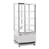 Polar Refrigeration  Refrigerated Display Square, 86 L, from 2°C to 12°C, Stationary, White