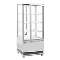 Polar Refrigeration  Refrigerated Display Square, 86 L, from 2°C to 12°C, Stationary, White