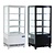 Polar Refrigeration  Refrigerated Display Square, 86 L, from 2°C to 12°C, Stationary, Black