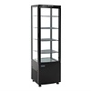 Polar Refrigeration  Refrigerated Display Square, 235 L, from 2°C to 12°C, Stationary, Black