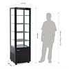 Polar Refrigeration  Refrigerated Display Square, 235 L, from 2°C to 12°C, Stationary, Black