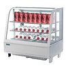 Polar Refrigeration  Refrigerated Display Rectangular, 100 L, from 2°C to 12°C, Countertop, White Polar Refrigeration  Refrigerated Display Rectangular, 100 L, from 2°C to 12°C, Countertop, White