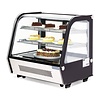 Polar Refrigeration  Refrigerated Display Rectangular, 120 L, from 2°C to 12°C, Countertop, Black-Silver