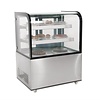 Polar Refrigeration Refrigerated Display Rectangular, 270 L, from 2°C to 12°C, Stationary, Black-Silver Polar Refrigeration Refrigerated Display Rectangular, 270 L, from 2°C to 12°C, Stationary, Black-Silver