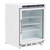 Polar Refrigeration  Glass Door Undercounter White Refrigerator 150 L, 2 °C to 8 °C