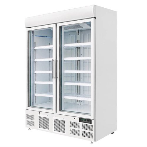 Polar Refrigeration  Upright Double Glass Door Freezer 920 L, -22 °C to -18 °C Polar Refrigeration  Upright Double Glass Door Freezer 920 L, -22 °C to -18 °C