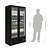 Polar Refrigeration  Upright Double Glass Door Refrigerator 490 L, 2 °C to 8 °C
