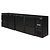 Polar Refrigeration  Double Hinged Doors Back Bar Cooler with 4 drawers 698 L, from 0 °C to 10 °C, Black