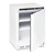 Polar Refrigeration  Undercounter White Freezer 140 L, -25 °C to -10 °C